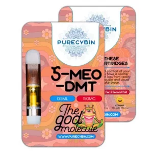 5-MeO-DMT Cart 5ml Purecybin with a sleek design, symbolizing the powerful and transformative effects of the psychedelic experience