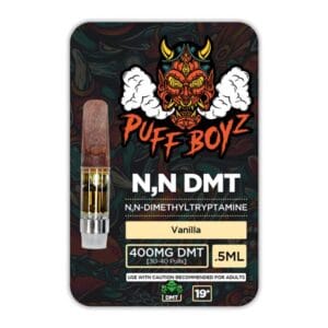 Lab-tested Puff Boyz-NN DMT 0.5ML 400MG Cartridge-Vanilla for Psychedelic Exploration